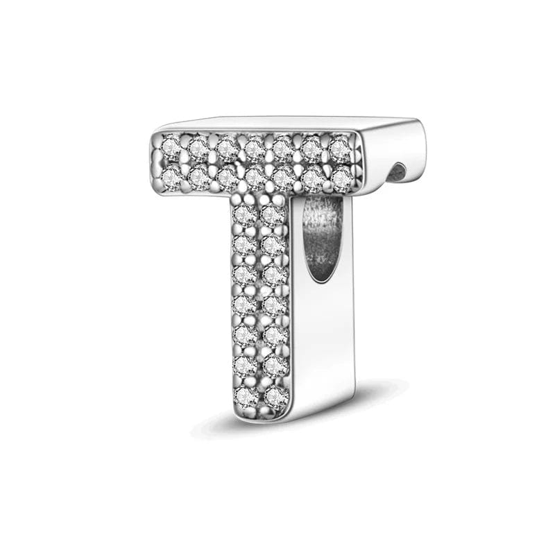 Amarante Jewelry Sparkling Letter A~Z Alphabet Charm