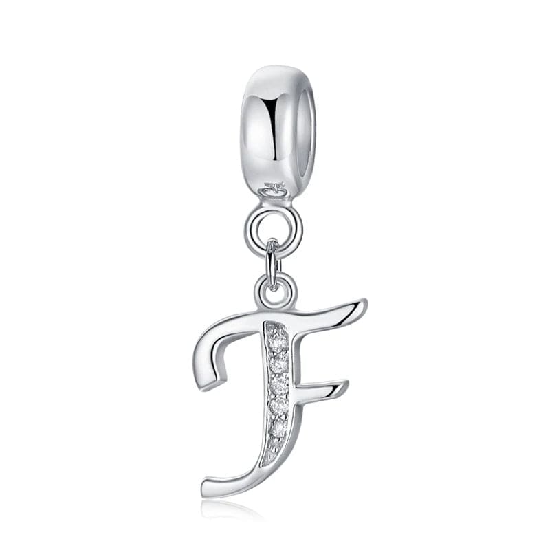 Amarante Jewelry Elegant Cursive Letter A~Z Alphabet Charm