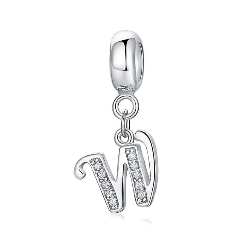 Amarante Jewelry Elegant Cursive Letter A~Z Alphabet Charm