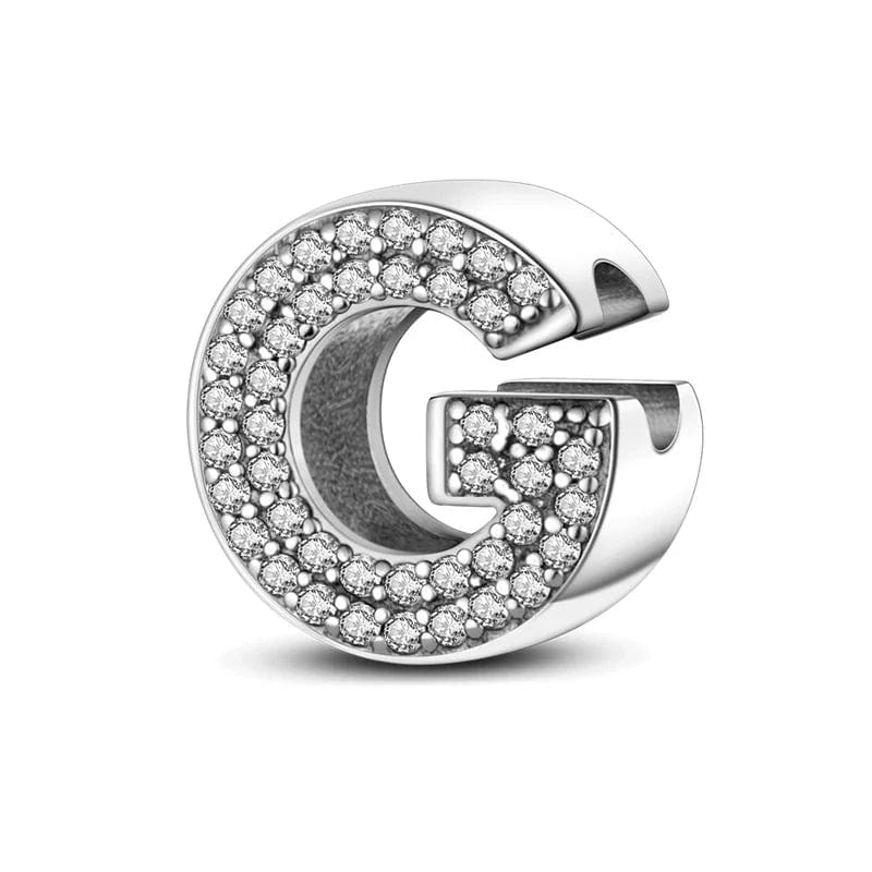 Amarante Jewelry Sparkling Letter A~Z Alphabet Charm