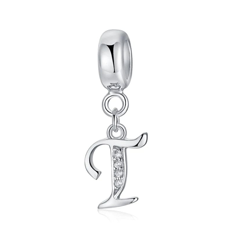Amarante Jewelry Elegant Cursive Letter A~Z Alphabet Charm