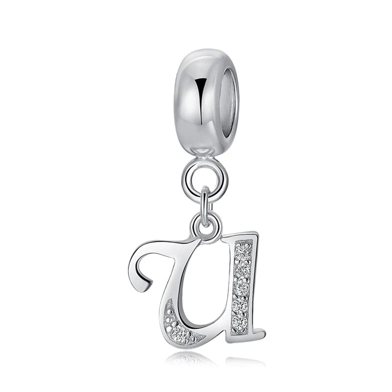 Amarante Jewelry Elegant Cursive Letter A~Z Alphabet Charm