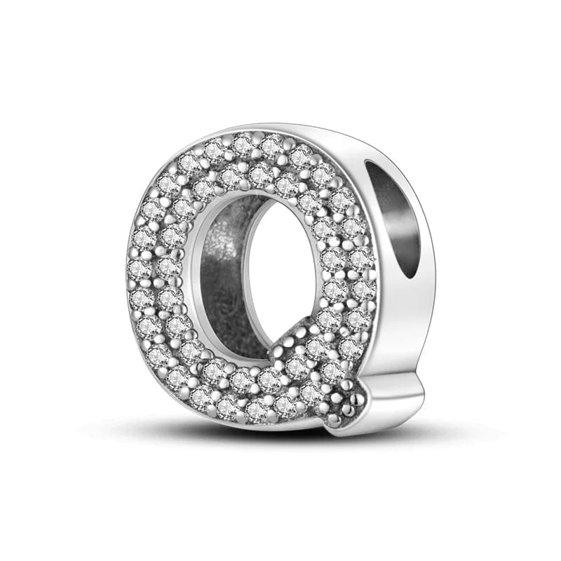 Amarante Jewelry Sparkling Letter A~Z Alphabet Charm