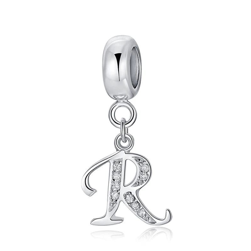 Amarante Jewelry Elegant Cursive Letter A~Z Alphabet Charm