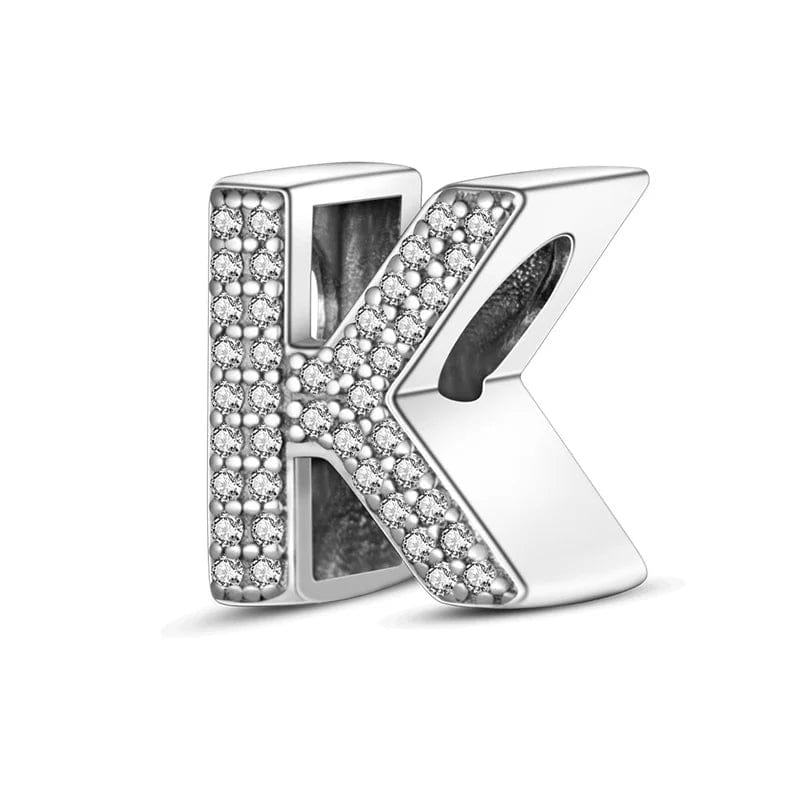 Amarante Jewelry Sparkling Letter A~Z Alphabet Charm