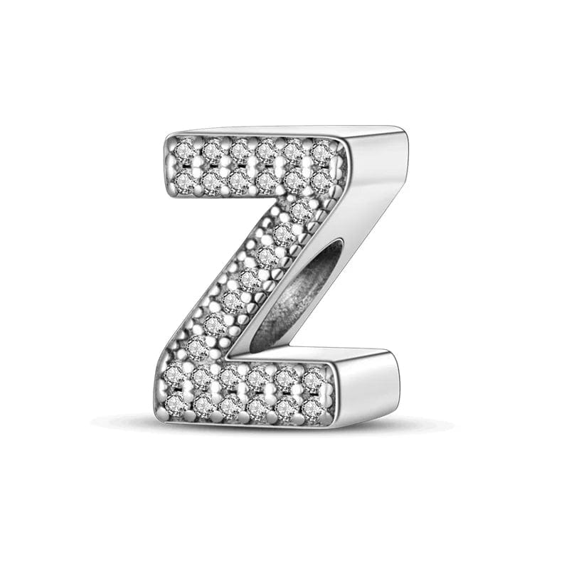 Amarante Jewelry Sparkling Letter A~Z Alphabet Charm
