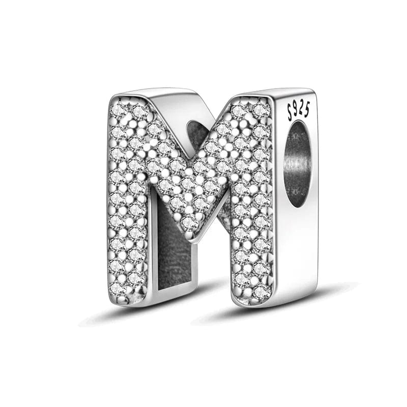 Amarante Jewelry Sparkling Letter A~Z Alphabet Charm
