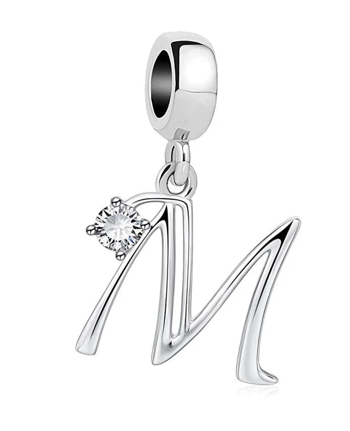 Amarante Jewelry Elegant Crystal Letter A~Z Alphabet Charm
