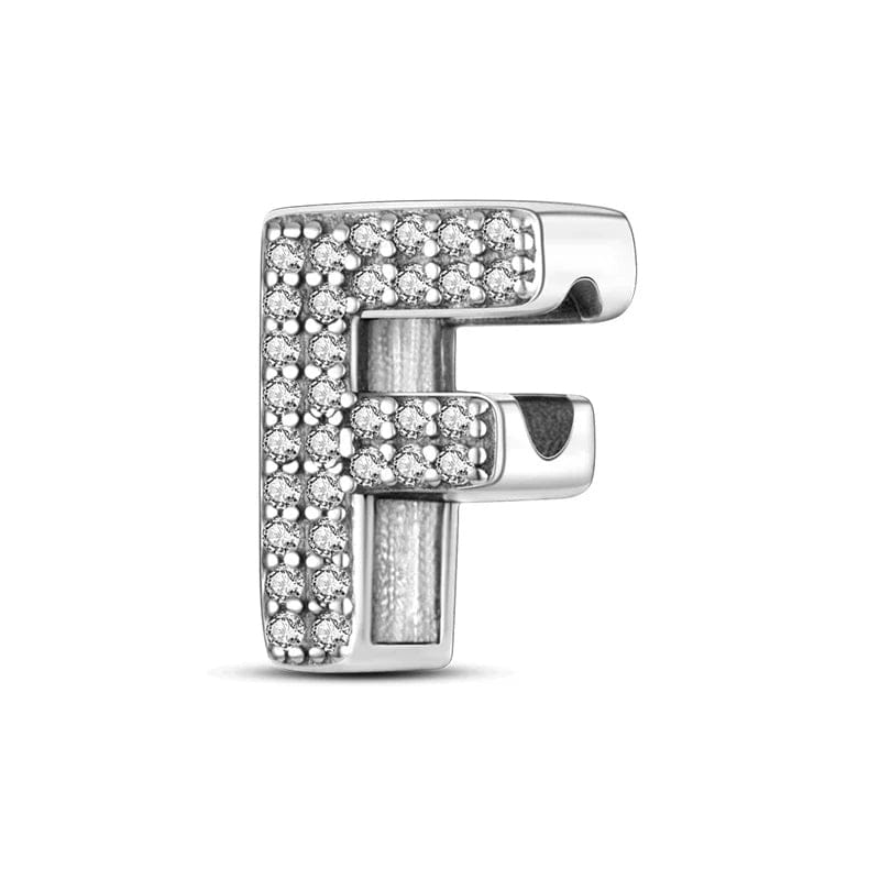 Amarante Jewelry Sparkling Letter A~Z Alphabet Charm