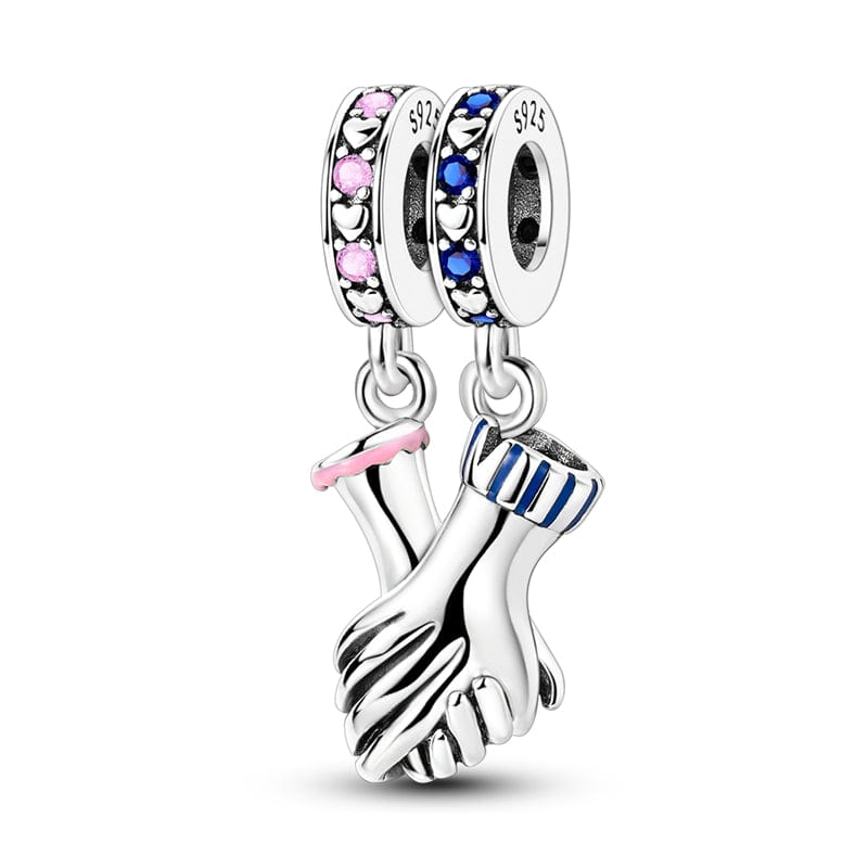 Amarante Jewelry Linked Hands of Love Charm