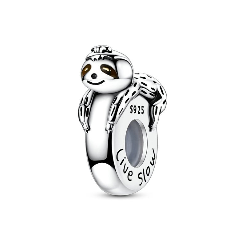 Amarante Jewelry Live Slow Sloth Hug Charm