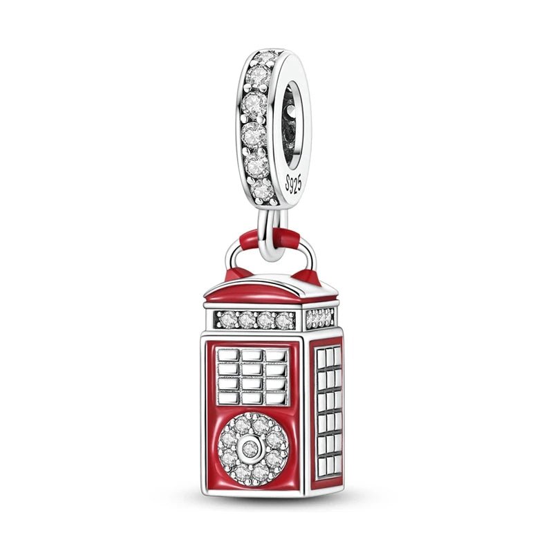 Amarante Jewelry London Telephone Booth Dangle Charm