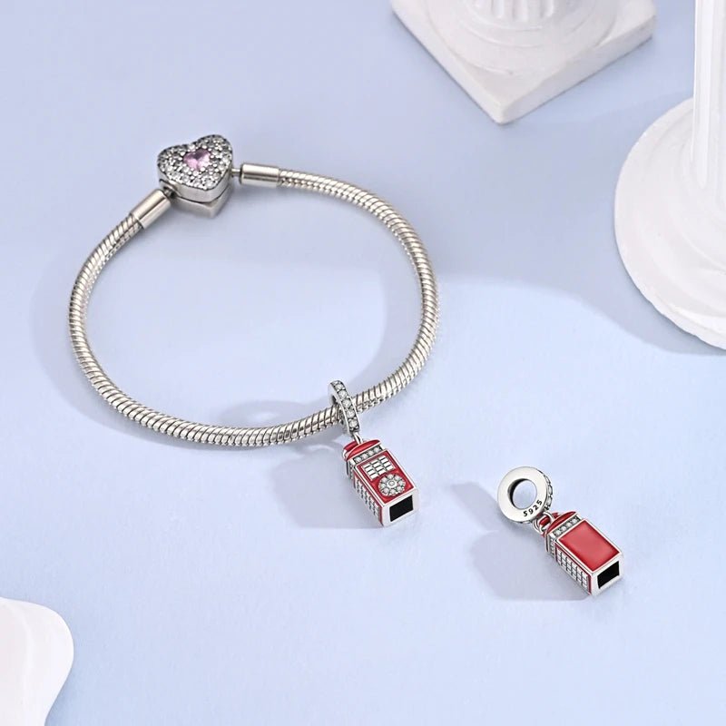 Amarante Jewelry London Telephone Booth Dangle Charm
