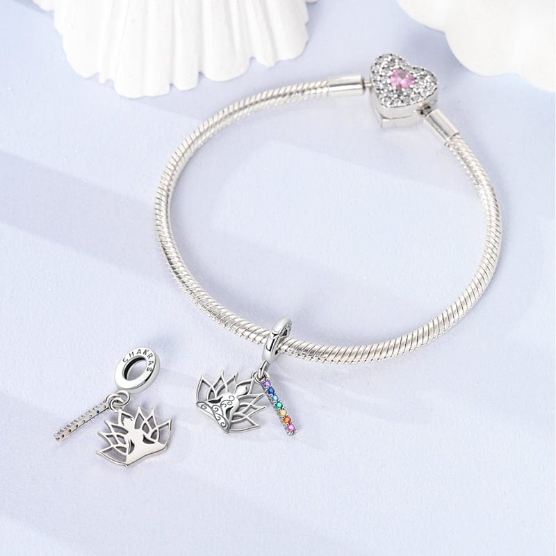 Amarante Jewelry Lotus & Chakra Harmony Charm