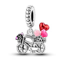 Amarante Jewelry Love Balloons on Bicycle Dangle Charm