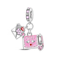 Amarante Jewelry Love Letter & Mailbox Dangle Charm
