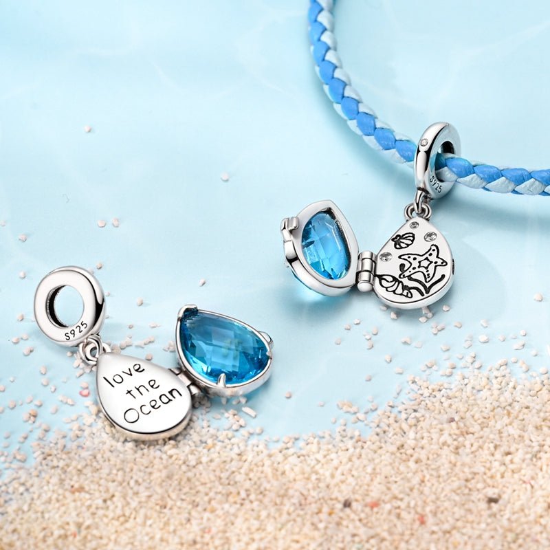 Amarante Jewelry Love the Ocean Starfish Locket Dangle Charm