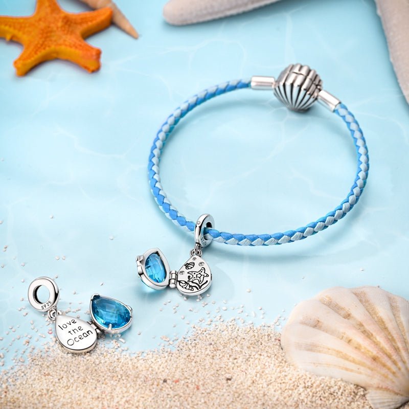 Amarante Jewelry Love the Ocean Starfish Locket Dangle Charm