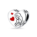 Amarante Jewelry Lovely Mom Heart Charm