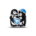 Amarante Jewelry Loving Penguins with Blue Heart Charm