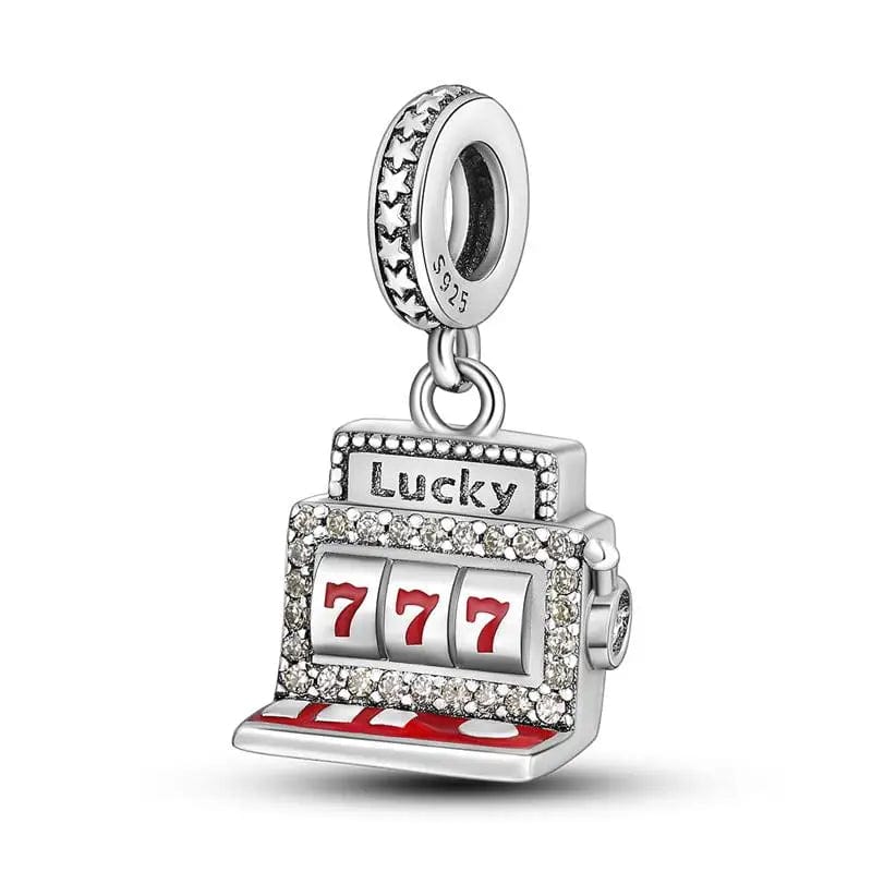 Amarante Jewelry Lucky 777 Slot Machine Vegas Casino Charm