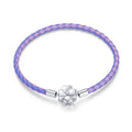 Amarante Jewelry Lucky Clover Leather Charm Bracelet
