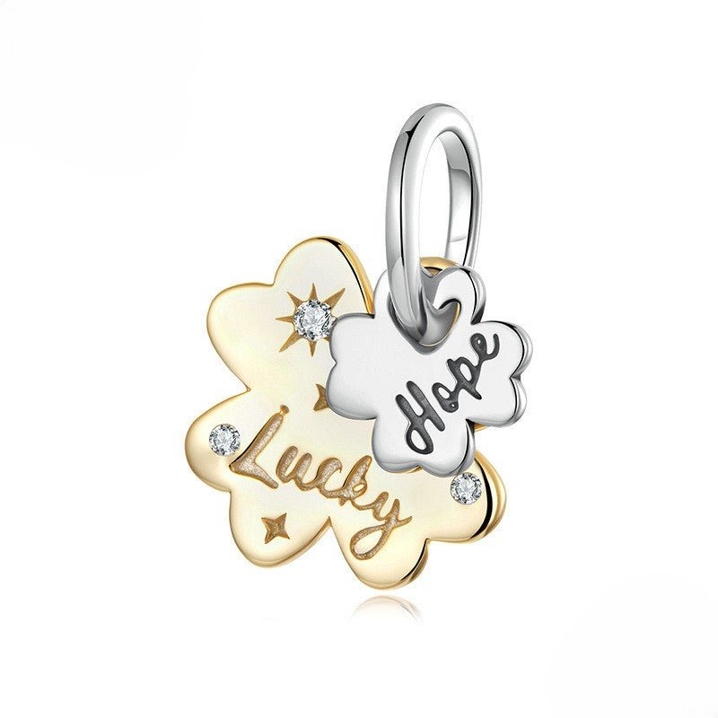 Amarante Jewelry Lucky & Hope Clover Dangle Charm