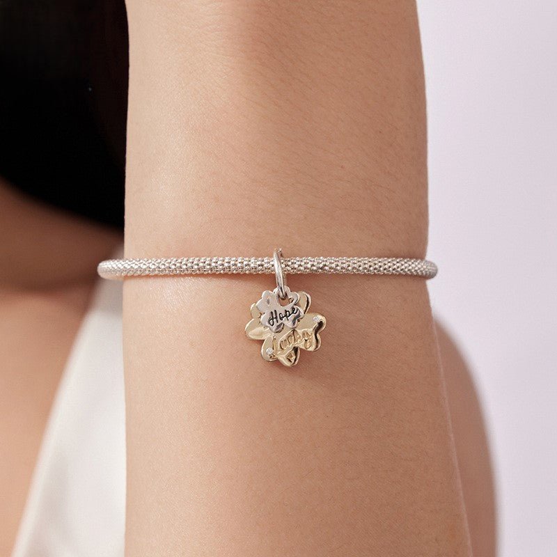 Amarante Jewelry Lucky & Hope Clover Dangle Charm