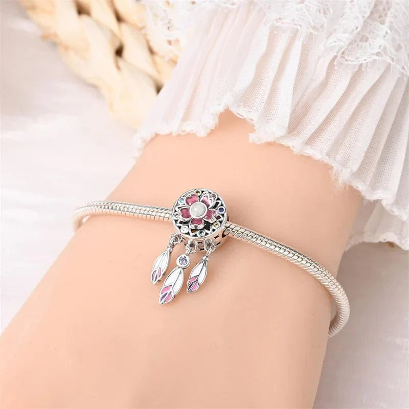 Amarante Jewelry Luminous Dreamcatcher Dangle Charm