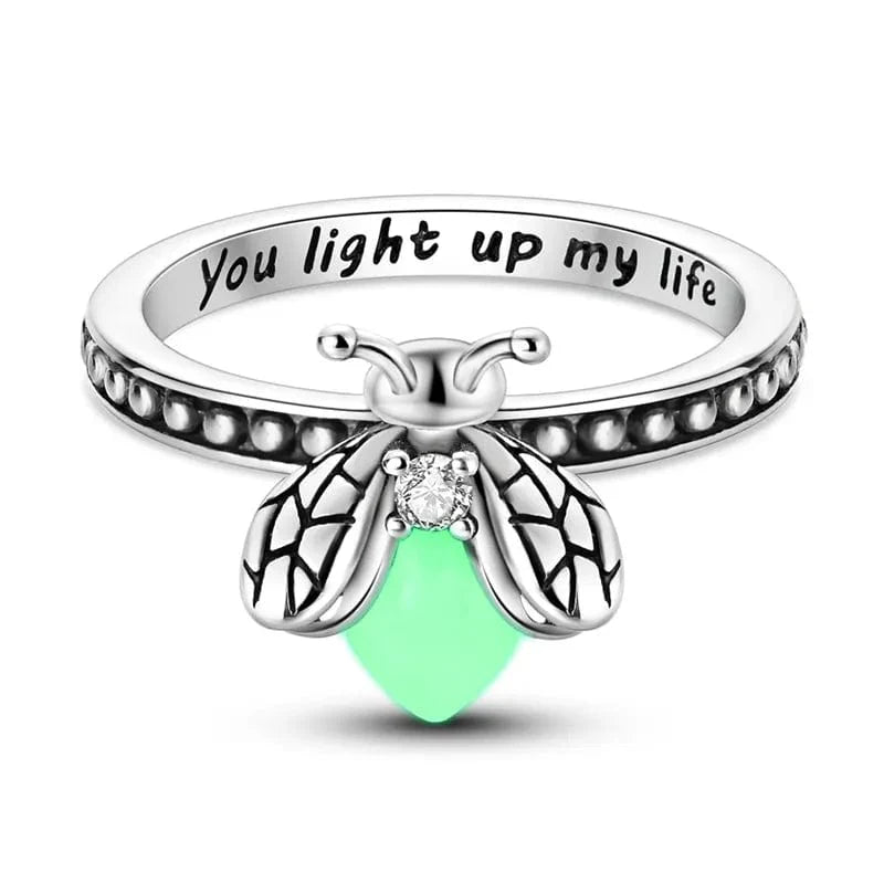 Amarante Jewelry Luminous Glow - in - the - dark Firefly Band Ring