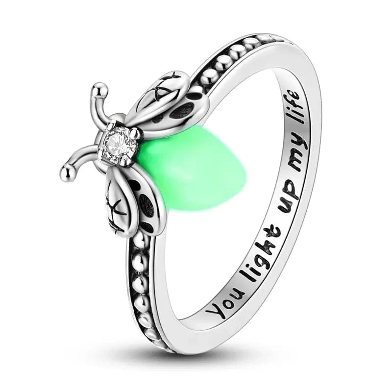 Amarante Jewelry Luminous Glow - in - the - dark Firefly Band Ring