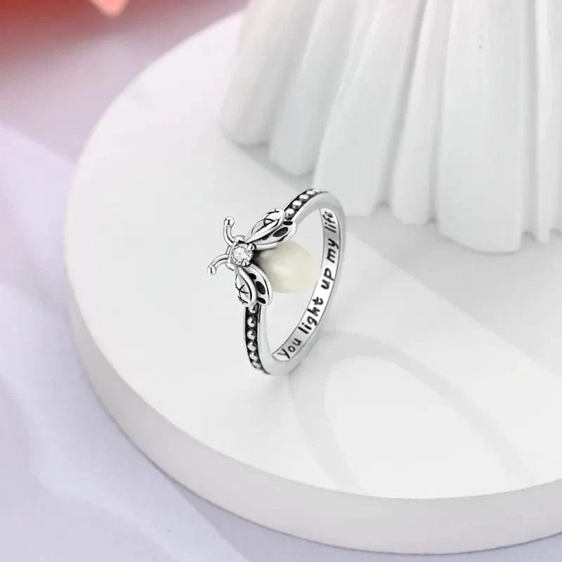 Amarante Jewelry Luminous Glow - in - the - dark Firefly Band Ring