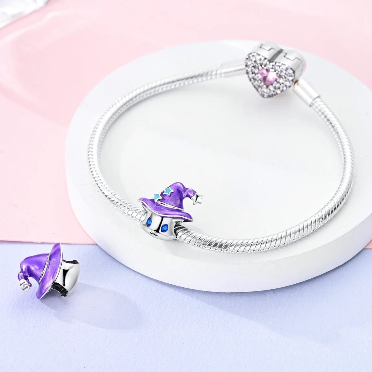 Amarante Jewelry Luminous Wizzard Kitten Charm