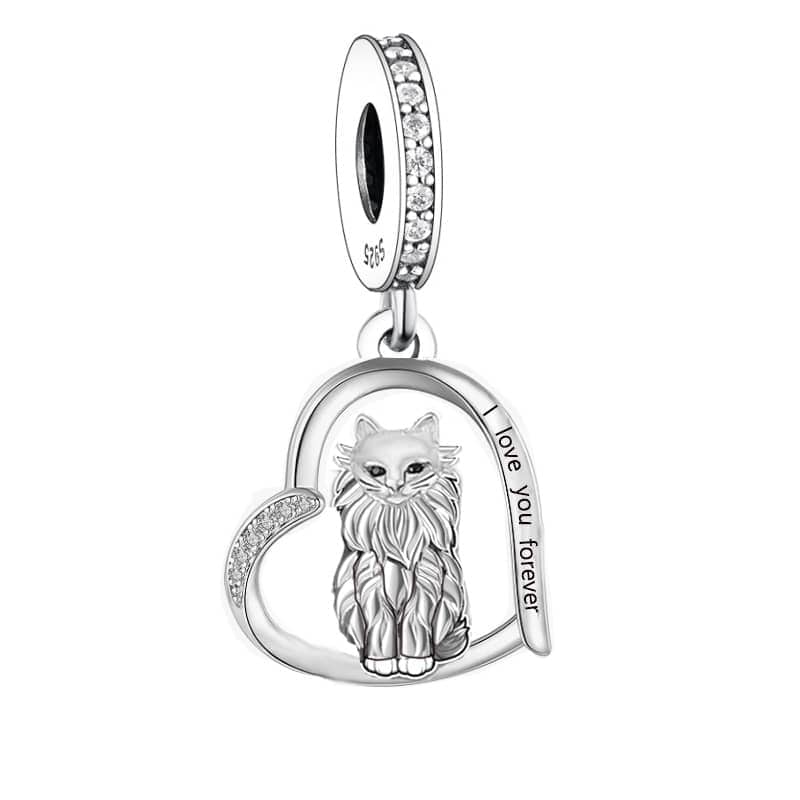 Amarante Jewelry Maine Coon Cat Dangle Charm
