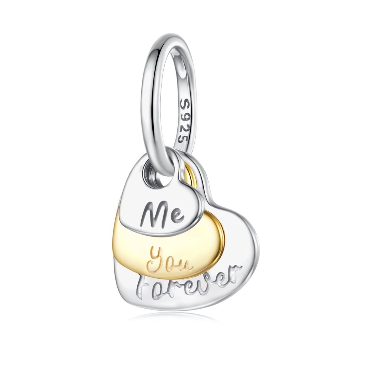 Amarante Jewelry Me & You Forever Heart Dangle Charm