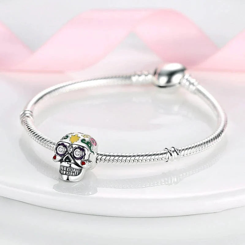 Amarante Jewelry Mexican Style Skull Charm