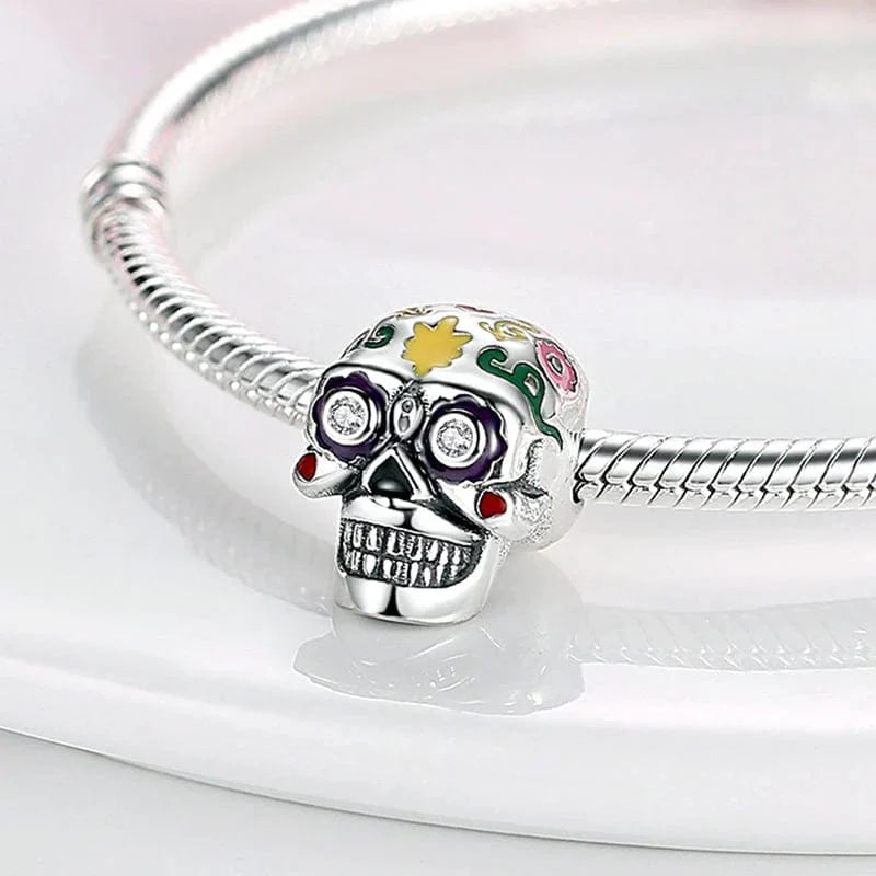 Amarante Jewelry Mexican Style Skull Charm