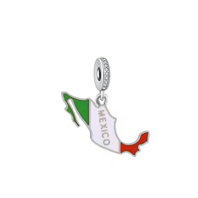 Amarante Jewelry Mexico Map Dangle Charm