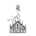 Amarante Jewelry Milan Cathedral with Cross Dangle Charm