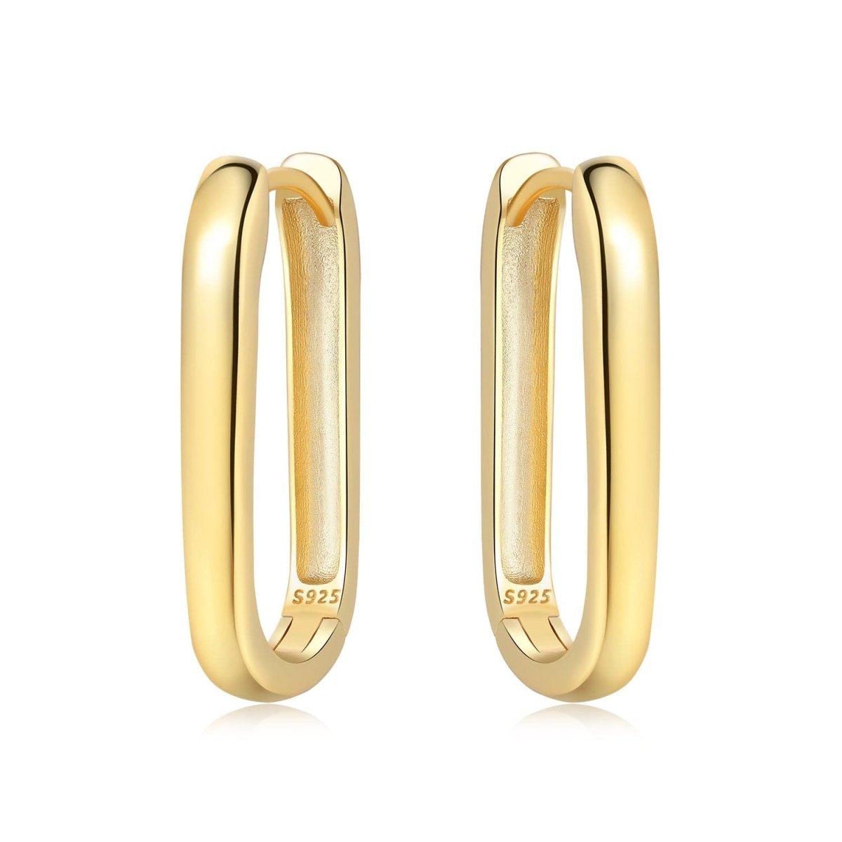 Amarante Jewelry Minimalist Sleek Hoop Earrings