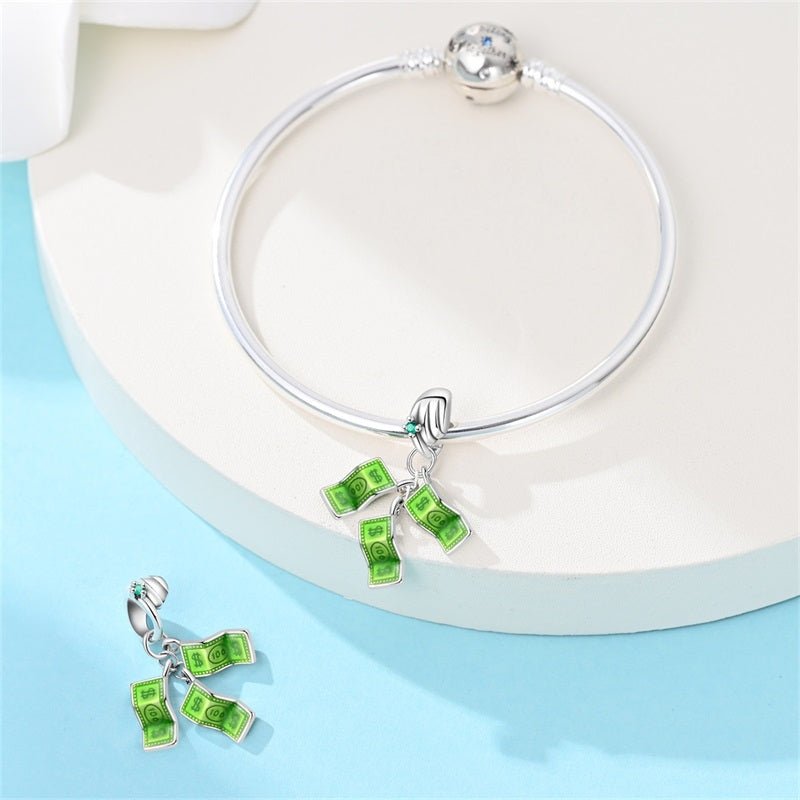 Amarante Jewelry Money Bills Dangle Charm