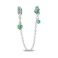 Amarante Jewelry Monstera Leaf Safety Chain Charm