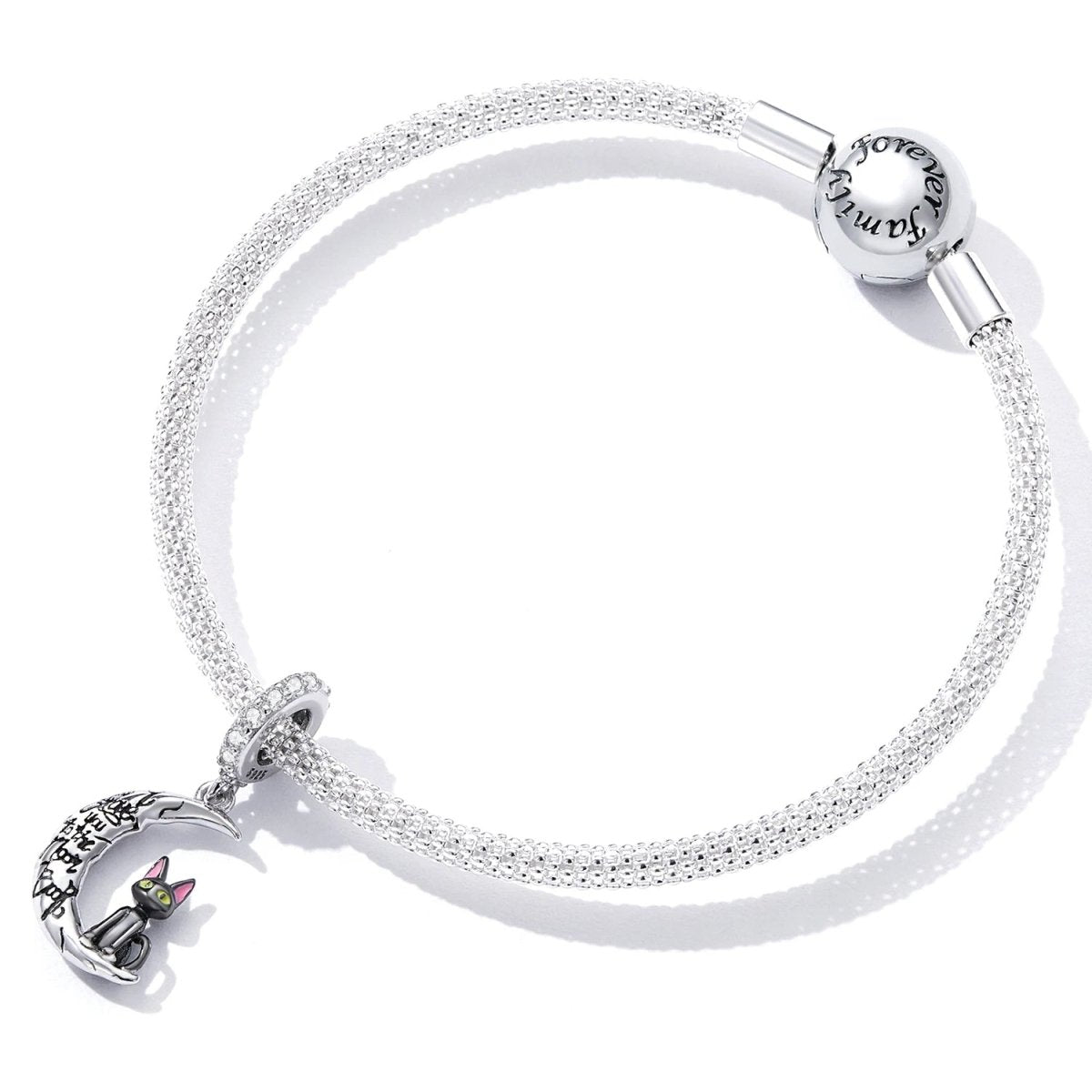 Amarante Jewelry Moonlit Cat Dangle Charm