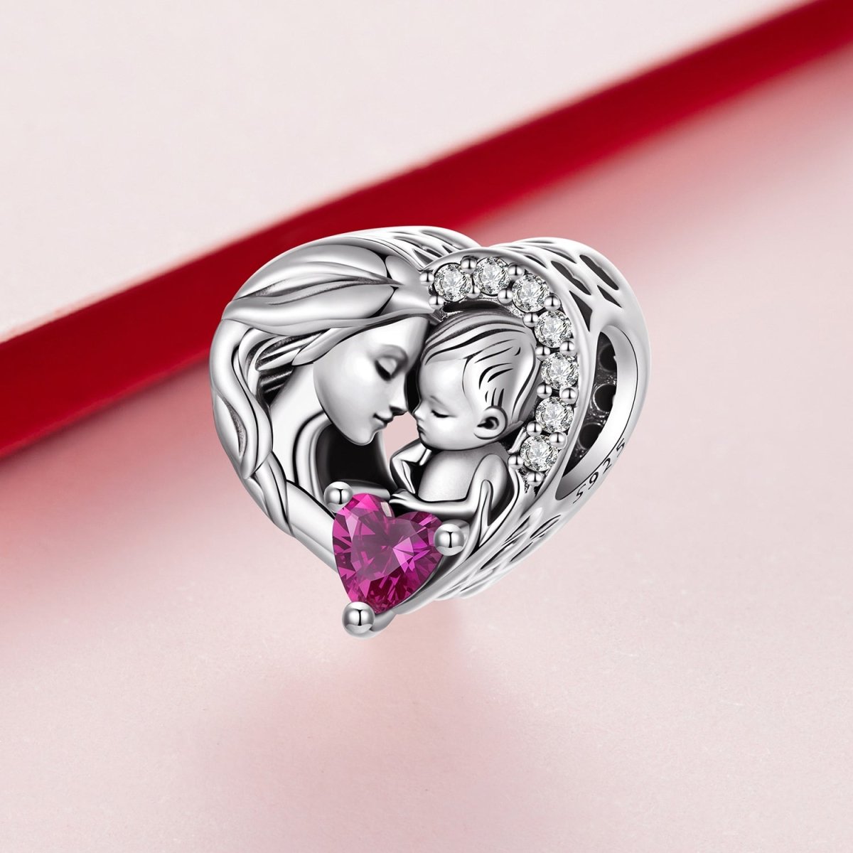 Amarante Jewelry Mother and Son Family Charm