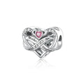 Amarante Jewelry Mother Daughter Heart Infinity Charm