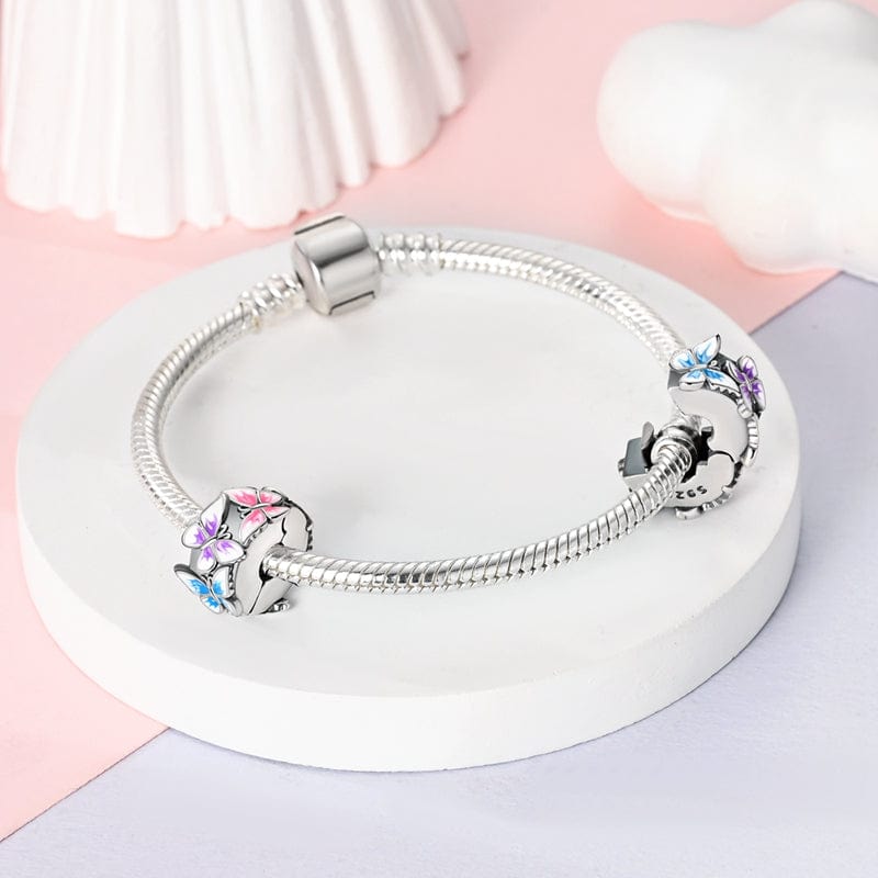 Amarante Jewelry Multicolour Butterfly Clip Charm