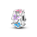 Amarante Jewelry Multicolour Butterfly Clip Charm