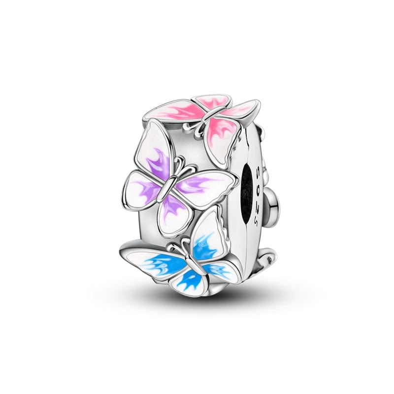 Amarante Jewelry Multicolour Butterfly Clip Charm