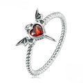 Amarante Jewelry Mysterious Dark Wings Braided Ring