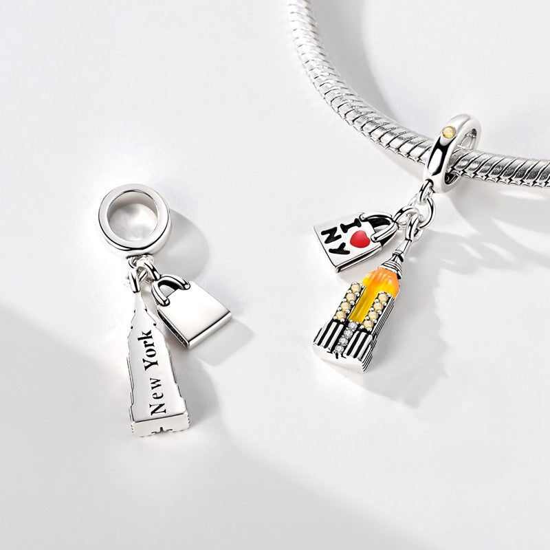 Amarante Jewelry New York City Empire State Dangle Charm